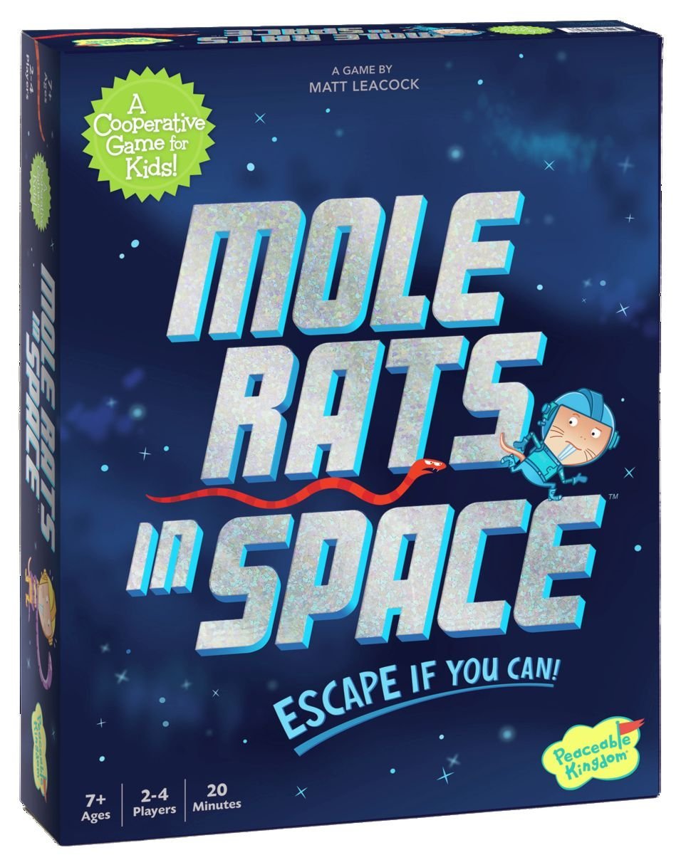 Cooperative Family Game Mole Rats In Space Age 7+ 2-4 Players